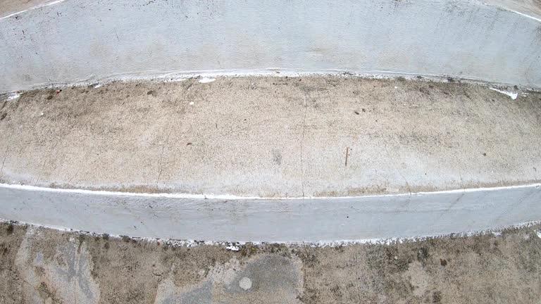 Rénovation court de tennis en béton poreux cannes