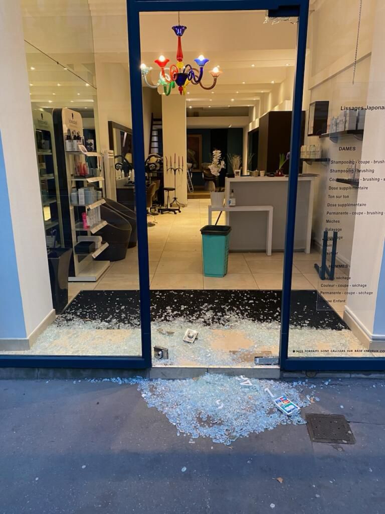 Remplacement de vitrine à Lyon